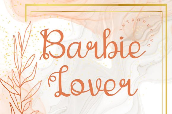 Barbie Lover Font: A Handwritten Style for Creative Designs