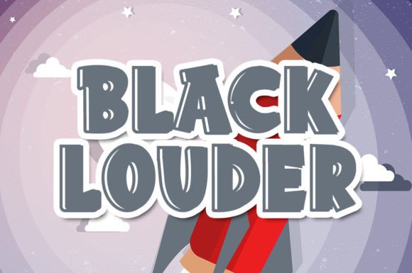 Black Louder: A Modern Font for Creative Excellence