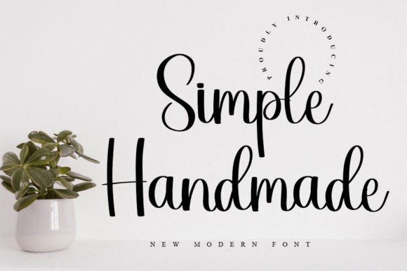 Choosing the Right Calligraphy Font: A Look at Simple Handmade for Modern Design