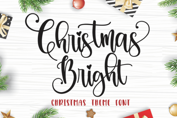 Christmas Bright: A Timeless Script Font for Elegant Designs