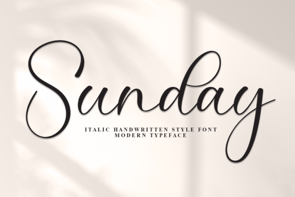 Exploring the Elegance of Sunday: A Versatile Script Font for Modern Design