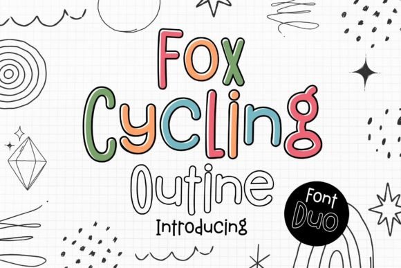 Fox Cycling: A Unique Handwritten Typeface for Creative Projects