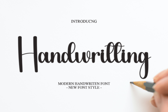Handwritting Adds Charm to Design