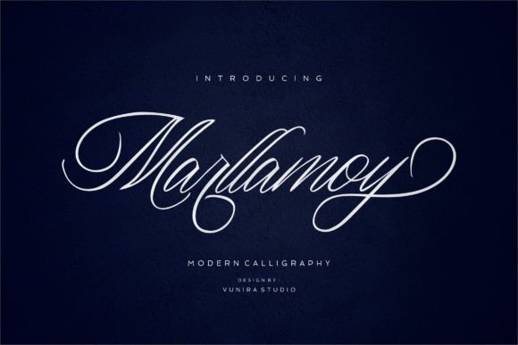 Marllamoy: A Versatile Modern Calligraphy Font