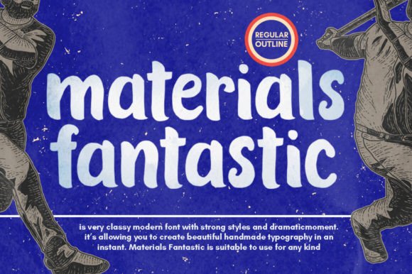 Materials Fantastic: A Playful Font for Modern Creative Projects