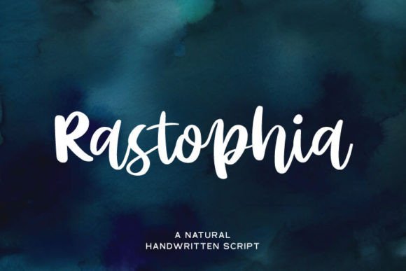Rastophia: A Handwritten Font That Elevates Design with Charm and Elegance