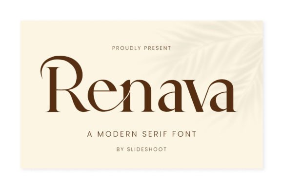 Renava: A Timeless Serif Font for Professional and Creative Projects