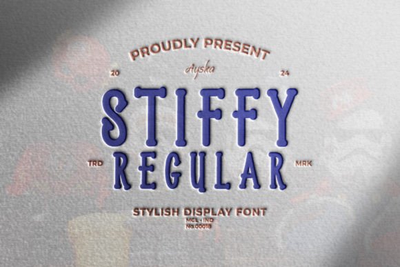 Stiffy Regular: Merging Handwriting Elegance with Modern Typography