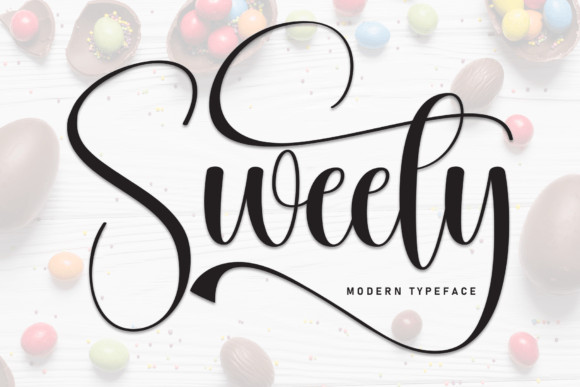 Sweety: The Elegance of Handwritten Typography in Modern Design