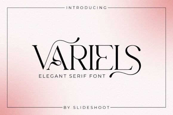 Variels Serif: A Modern Typographic Solution for Sophisticated Design Needs