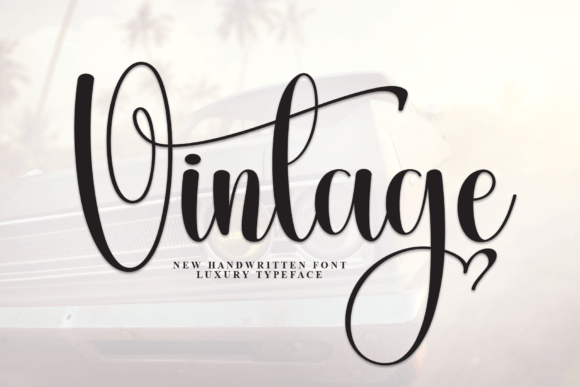 Vintage Font: A Timeless Script for Modern Design